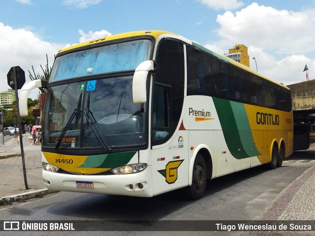 Empresa Gontijo de Transportes 14450 na cidade de Belo Horizonte, Minas Gerais, Brasil, por Tiago Wenceslau de Souza. Número da foto: #9397345.