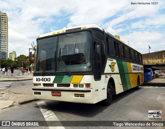 Empresa Gontijo de Transportes 10400 na cidade de Belo Horizonte, Minas Gerais, Brasil, por Tiago Wenceslau de Souza. ID da foto: 9397219.