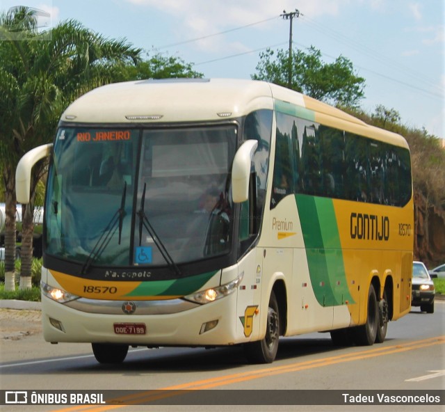 Empresa Gontijo de Transportes 18570 na cidade de Sapucaia, Rio de Janeiro, Brasil, por Tadeu Vasconcelos. Número da foto: #9395634.