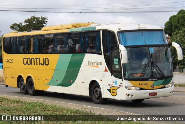 Empresa Gontijo de Transportes 14625 na cidade de Vitória da Conquista, Bahia, Brasil, por José Augusto de Souza Oliveira. ID da foto: 9398859.