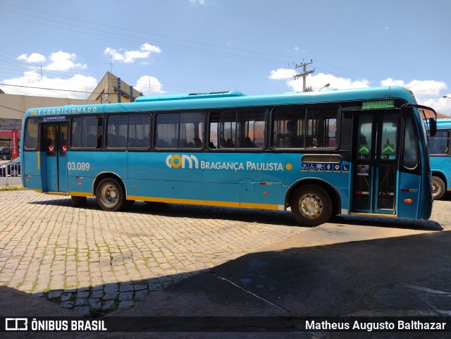 JTP Transportes - COM Bragança Paulista 03.089 na cidade de Bragança Paulista, São Paulo, Brasil, por Matheus Augusto Balthazar. Número da foto: #9399610.