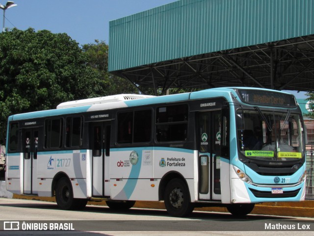 Aliança Transportes Urbanos 21727 na cidade de Fortaleza, Ceará, Brasil, por Matheus Lex. Número da foto: #9400649.