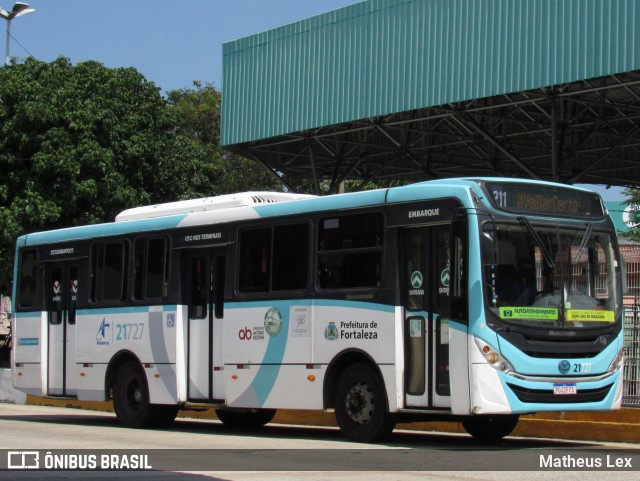 Aliança Transportes Urbanos 21727 na cidade de Fortaleza, Ceará, Brasil, por Matheus Lex. ID da foto: 9400649.