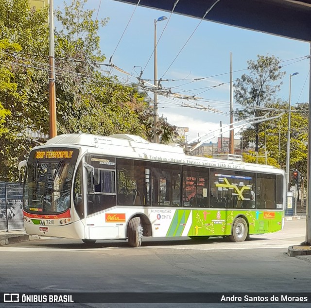 Metra - Sistema Metropolitano de Transporte 7218 na cidade de Diadema, São Paulo, Brasil, por Andre Santos de Moraes. Número da foto: #9400419.