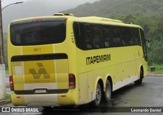 Viação Itapemirim 8911 na cidade de Juiz de Fora, Minas Gerais, Brasil, por Leonardo Daniel. Número da foto: #9399634.