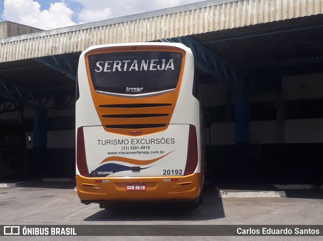 Viação Sertaneja 20192 na cidade de São João del Rei, Minas Gerais, Brasil, por Carlos Eduardo Santos. ID da foto: 9399836.