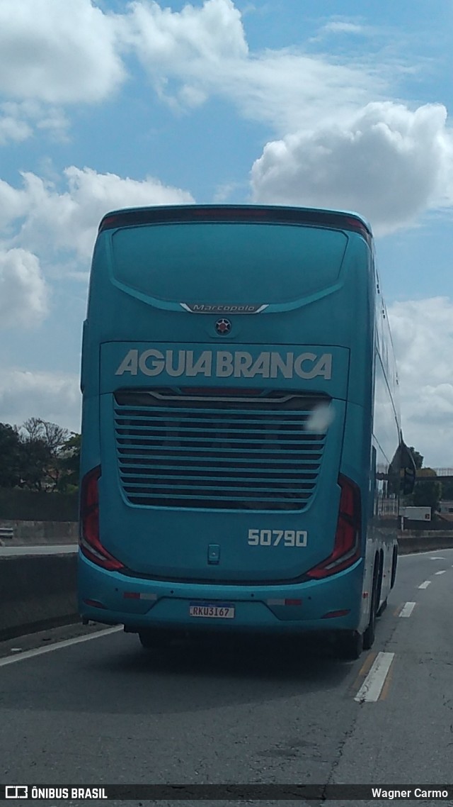 Viação Águia Branca 50790 na cidade de Resende, Rio de Janeiro, Brasil, por Wagner Carmo. Número da foto: #9401428.