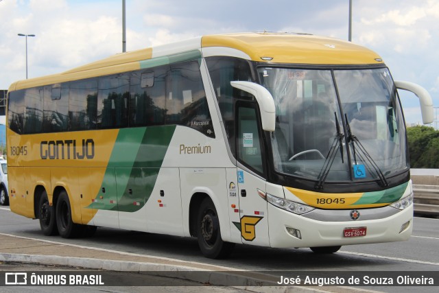 Empresa Gontijo de Transportes 18045 na cidade de São Paulo, São Paulo, Brasil, por José Augusto de Souza Oliveira. ID da foto: 9399051.