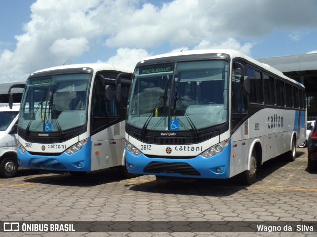 Cattani Transportes e Turismo 3812 na cidade de Ananindeua, Pará, Brasil, por Wagno da  Silva. Número da foto: #9399539.