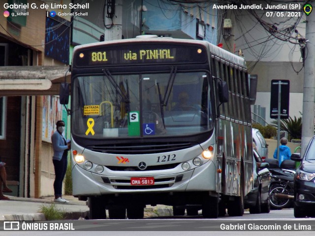 Rápido Campinas 1212 na cidade de Jundiaí, São Paulo, Brasil, por Gabriel Giacomin de Lima. ID da foto: 9401036.