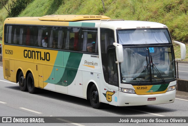 Empresa Gontijo de Transportes 12350 na cidade de Piraí, Rio de Janeiro, Brasil, por José Augusto de Souza Oliveira. ID da foto: 9399090.