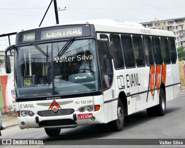 Evanil Transportes e Turismo RJ 132.061 na cidade de Nova Iguaçu, Rio de Janeiro, Brasil, por Valter Silva. ID da foto: 9400313.