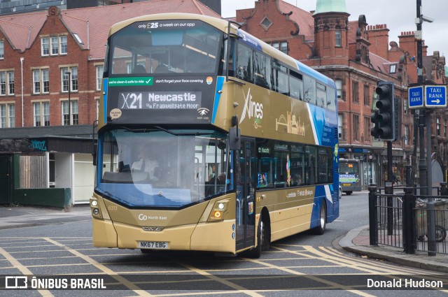 Go North East 6313 na cidade de Newcastle upon Tyne, Tyne and Wear, Inglaterra, por Donald Hudson. ID da foto: 9399585.