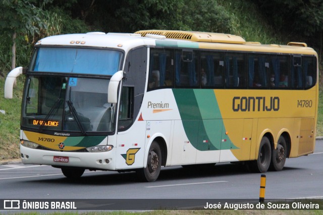 Empresa Gontijo de Transportes 14780 na cidade de Piraí, Rio de Janeiro, Brasil, por José Augusto de Souza Oliveira. ID da foto: 9399083.