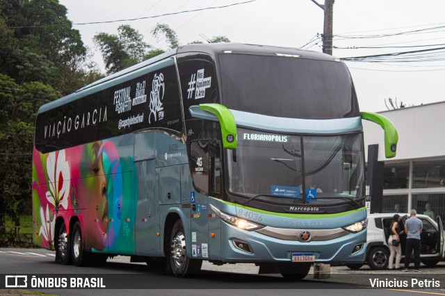 Viação Garcia 84036 na cidade de Joinville, Santa Catarina, Brasil, por Vinicius Petris. ID da foto: 9400529.