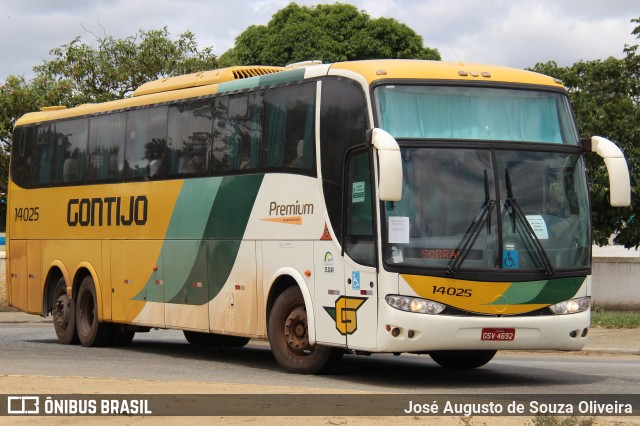 Empresa Gontijo de Transportes 14025 na cidade de Vitória da Conquista, Bahia, Brasil, por José Augusto de Souza Oliveira. ID da foto: 9399085.