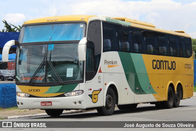 Empresa Gontijo de Transportes 17330 na cidade de São Paulo, São Paulo, Brasil, por José Augusto de Souza Oliveira. ID da foto: 9399089.