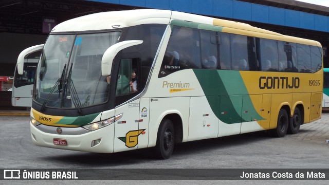 Empresa Gontijo de Transportes 19055 na cidade de Coronel Fabriciano, Minas Gerais, Brasil, por Jonatas Costa da Mata. Número da foto: #9399969.
