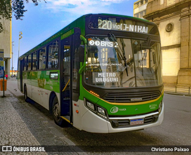 Tijuquinha - Auto Viação Tijuca A50004 na cidade de Rio de Janeiro, Rio de Janeiro, Brasil, por Christiano Paixao. ID da foto: 9402317.