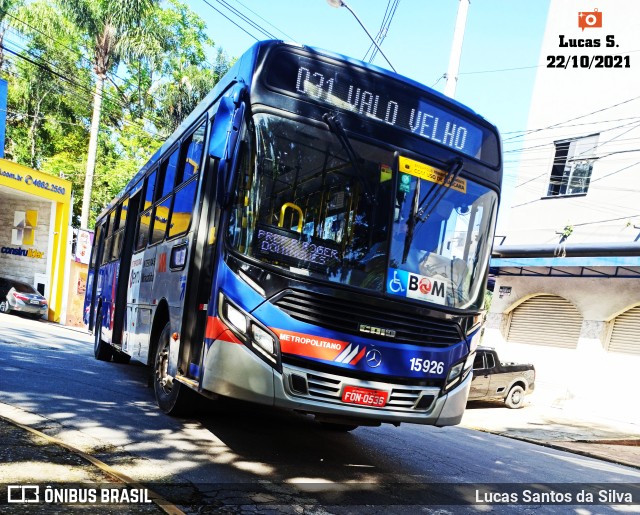 Viação Miracatiba 15.926 na cidade de Embu-Guaçu, São Paulo, Brasil, por Lucas Santos da Silva. Número da foto: #9402205.