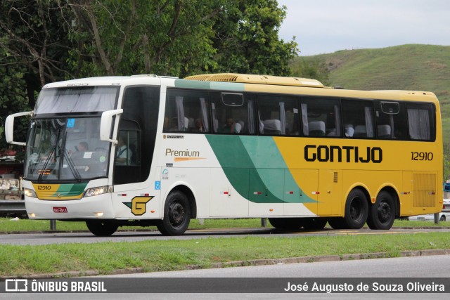 Empresa Gontijo de Transportes 12910 na cidade de Barra do Piraí, Rio de Janeiro, Brasil, por José Augusto de Souza Oliveira. ID da foto: 9402191.