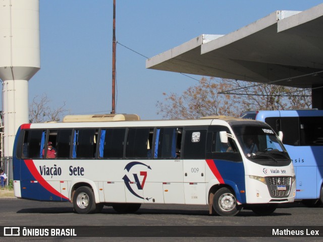 Viação Sete 009 na cidade de Teresina, Piauí, Brasil, por Matheus Lex. Número da foto: #9404203.