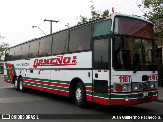 Expreso Internacional Ormeño 1187 na cidade de Santiago, Santiago, Metropolitana de Santiago, Chile, por Juan Guillermo Pacheco S.. ID da foto: 9404225.