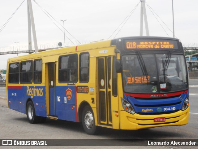 Auto Viação Reginas DC 4.163 na cidade de Duque de Caxias, Rio de Janeiro, Brasil, por Leonardo Alecsander. Número da foto: #9403169.