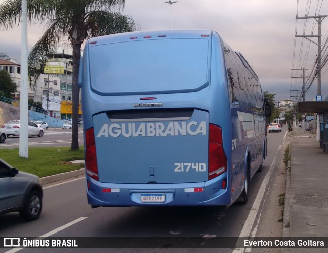 Viação Águia Branca 21740 na cidade de Cariacica, Espírito Santo, Brasil, por Everton Costa Goltara. ID da foto: 9403160.