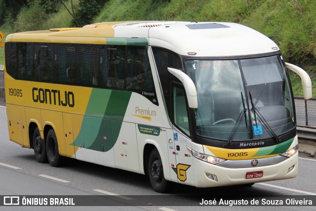 Empresa Gontijo de Transportes 19085 na cidade de Piraí, Rio de Janeiro, Brasil, por José Augusto de Souza Oliveira. ID da foto: 9402251.