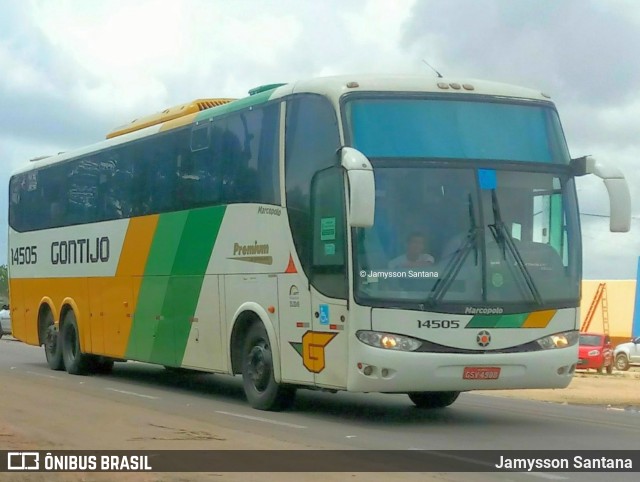 Empresa Gontijo de Transportes 14505 na cidade de Atalaia, Alagoas, Brasil, por Jamysson Santana. ID da foto: 9403498.