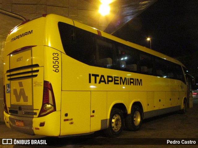 Viação Itapemirim 60503 na cidade de Belo Horizonte, Minas Gerais, Brasil, por Pedro Castro. ID da foto: 9404981.