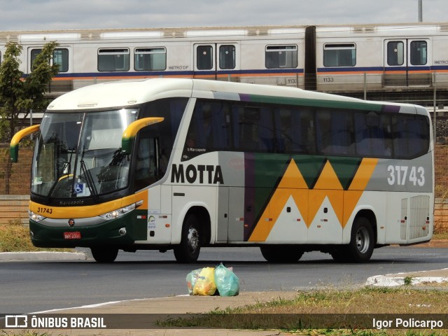 Viação Motta 31743 na cidade de Brasília, Distrito Federal, Brasil, por Igor Policarpo. ID da foto: 9403493.