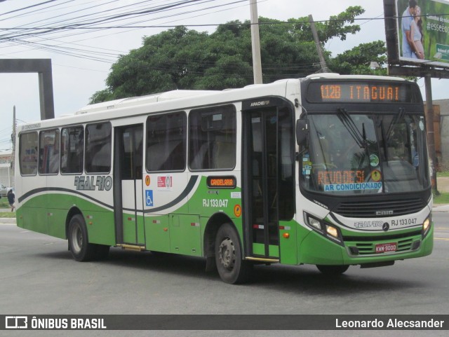 Expresso Real Rio RJ 133.047 na cidade de Itaguaí, Rio de Janeiro, Brasil, por Leonardo Alecsander. ID da foto: 9404427.