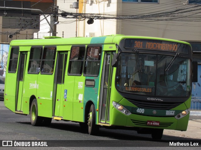 Viação Piauiense 01400 na cidade de Teresina, Piauí, Brasil, por Matheus Lex. Número da foto: #9404155.