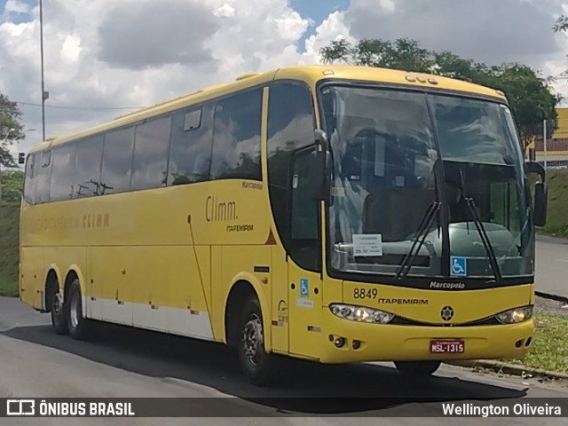 Viação Itapemirim 8849 na cidade de Campinas, São Paulo, Brasil, por Wellington Oliveira. Número da foto: #9406177.