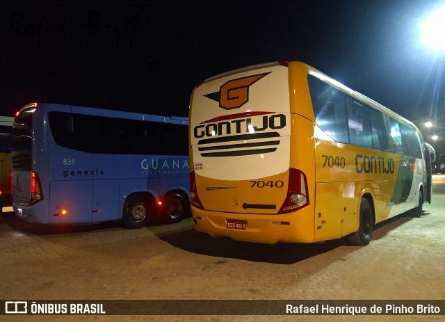 Empresa Gontijo de Transportes 7040 na cidade de Serrinha, Bahia, Brasil, por Rafael Henrique de Pinho Brito. ID da foto: 9406458.