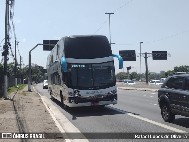 Viação Piracicabana 2630 na cidade de São Paulo, São Paulo, Brasil, por Rafael Lopes de Oliveira. ID da foto: 9406603.