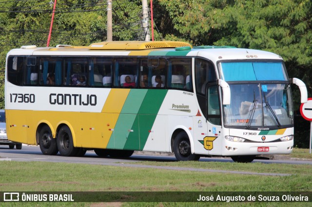 Empresa Gontijo de Transportes 17360 na cidade de Resende, Rio de Janeiro, Brasil, por José Augusto de Souza Oliveira. ID da foto: 9405230.