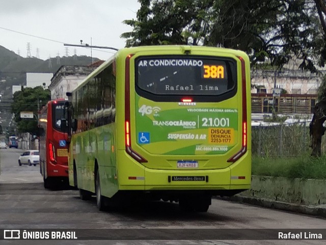 Viação Pendotiba 2.1.001 na cidade de Niterói, Rio de Janeiro, Brasil, por Rafael Lima. ID da foto: 9406735.