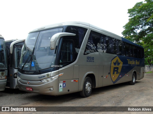 Viação Real 10510 na cidade de Paranavaí, Paraná, Brasil, por Robson Alves. Número da foto: #9406040.