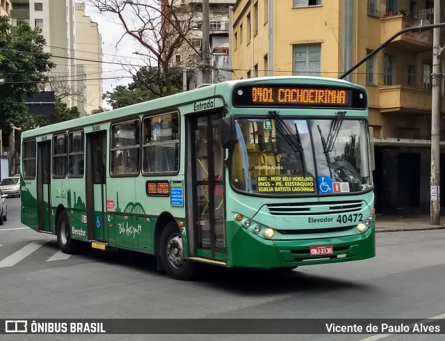 Urca Auto Ônibus 40472 na cidade de Belo Horizonte, Minas Gerais, Brasil, por Vicente de Paulo Alves. ID da foto: 9407860.