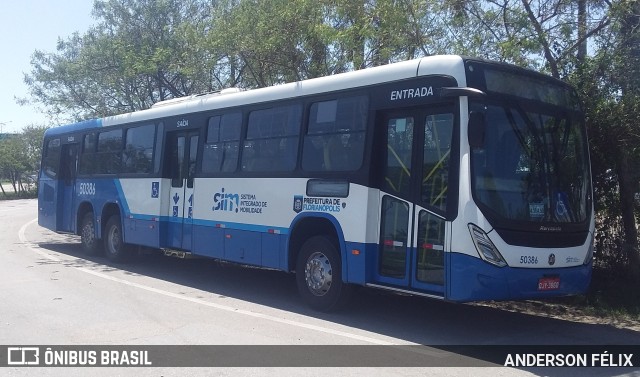 Transol Transportes Coletivos 50386 na cidade de Florianópolis, Santa Catarina, Brasil, por ANDERSON FÉLIX. ID da foto: 9405328.