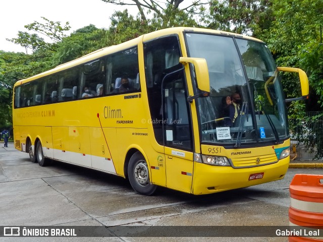 Viação Itapemirim 9551 na cidade de São Paulo, São Paulo, Brasil, por Gabriel Leal. ID da foto: 9407326.