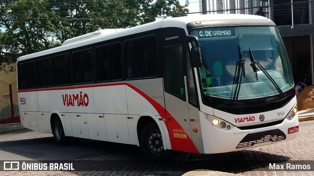 Empresa de Transporte Coletivo Viamão 9511 na cidade de Viamão, Rio Grande do Sul, Brasil, por Max Ramos. ID da foto: 9405376.