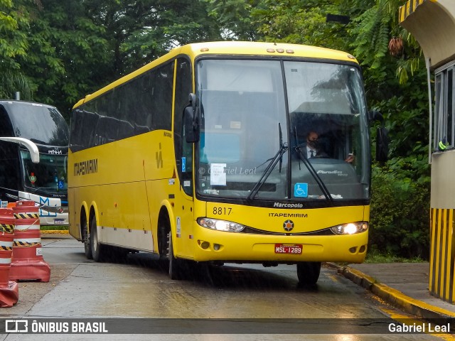 Viação Itapemirim 8817 na cidade de São Paulo, São Paulo, Brasil, por Gabriel Leal. ID da foto: 9407340.