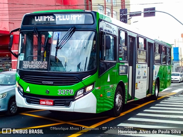 VB Transportes e Turismo 3376 na cidade de Campinas, São Paulo, Brasil, por Henrique Alves de Paula Silva. ID da foto: 9405918.