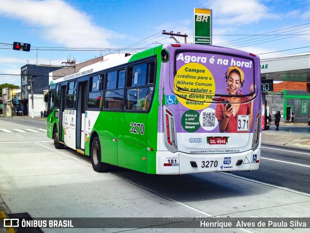 VB Transportes e Turismo 3270 na cidade de Campinas, São Paulo, Brasil, por Henrique Alves de Paula Silva. ID da foto: 9405952.