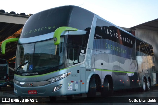 Viação Garcia 8814 na cidade de Curitiba, Paraná, Brasil, por Netto Brandelik. ID da foto: 9405956.