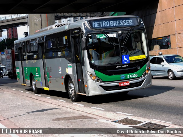Transunião Transportes 5 6306 na cidade de São Paulo, São Paulo, Brasil, por David Roberto Silva Dos Santos. Número da foto: #9406008.